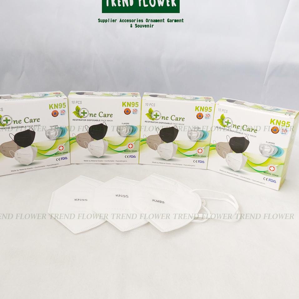 GKH Masker duckbill KN95 - 5 lapis one care isi 10 pcs warna putih Original