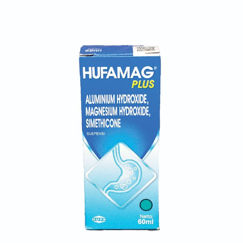 HUFAMAG HUFAMAH HUFAMAGH PLUS SIRUP 60ML OBAT MAAGH MAAG LAMBUNG KEMBUNG TUKAK LAMBUNG