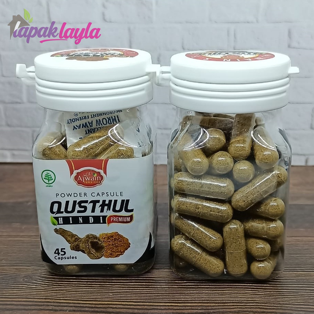 KAPSUL QUSTHUL HINDI 45 KAPSUL AJWAIN