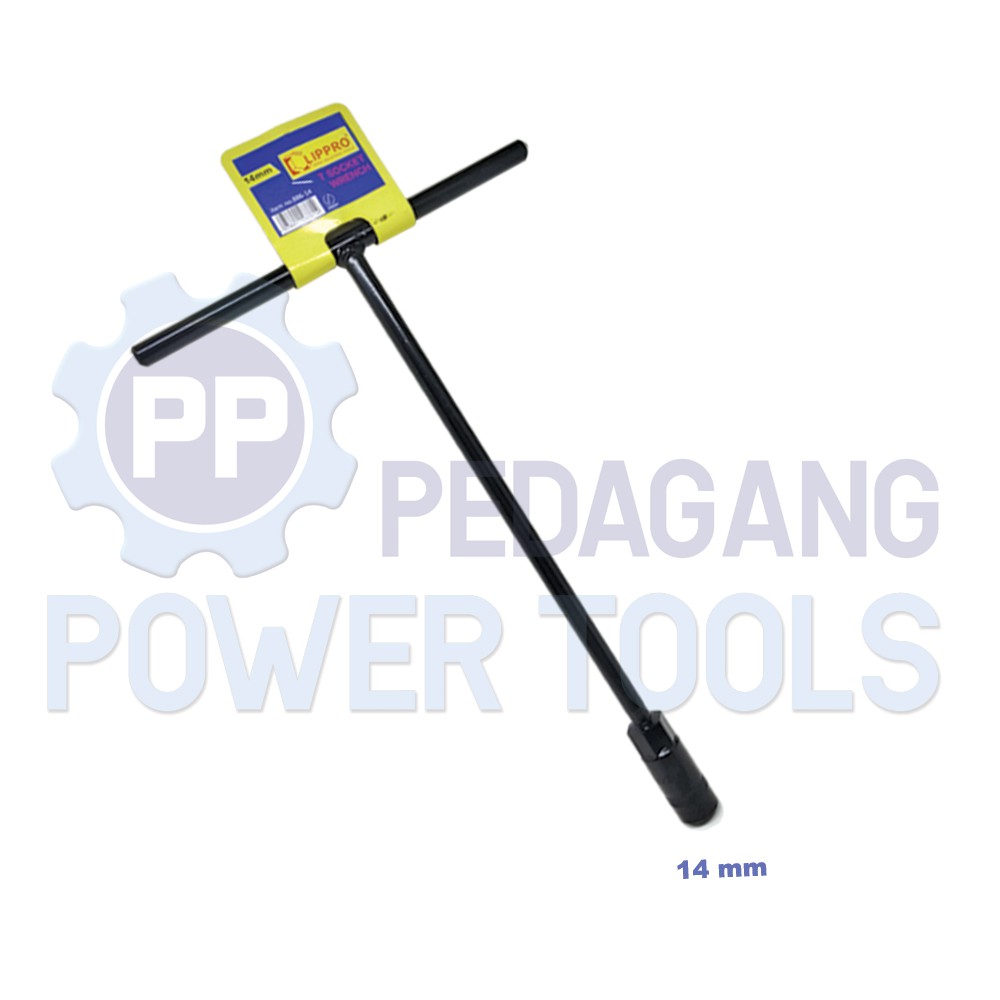 LIPPRO KUNCI T SOCKET 14 MM / KUNCI SOK T / KUNCI T SOCK 886-14