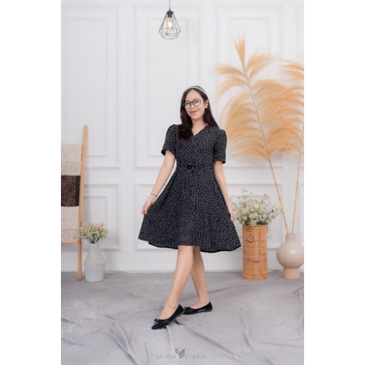 DRESS KIMONO// V NECK //