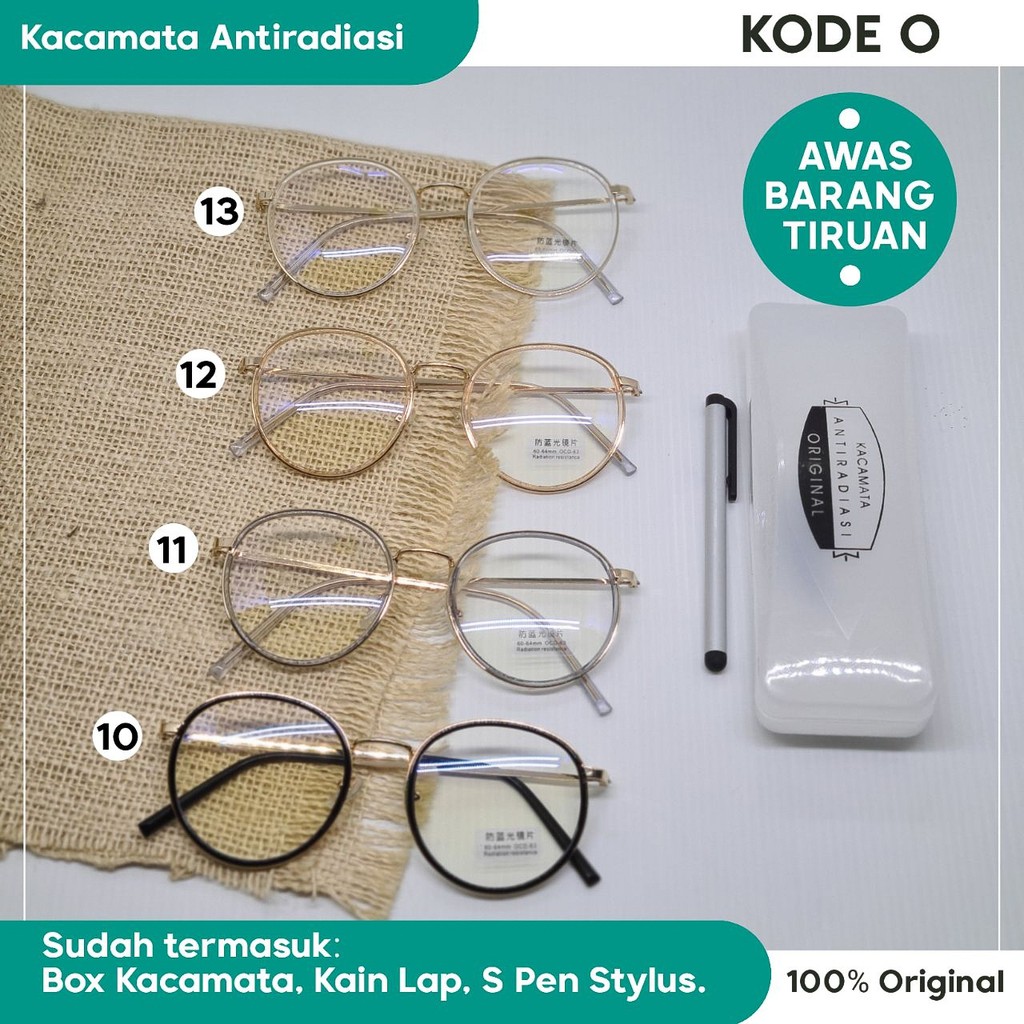 Kacamata Anti Radiasi | Zero O10-13 | Kacamata Radiasi | Kacamata Radiasi HP | Kacamata Radiasi Wani