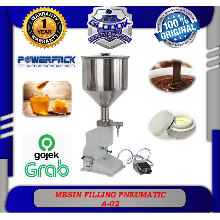 Mesin Pengisi Cairan Pasta A-02 Paste Piston Filler Powerpack