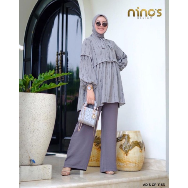 Setelan tunik dan celana Ninos Design Ori