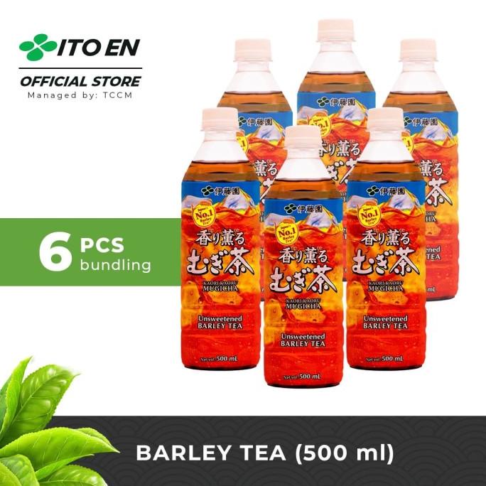 

(BISA COD) ITO EN Barley Tea Unsweetened Teh Jelai Jepang 500ml No Sugar - 6 pcs STOK TERBATAS Kode 1269