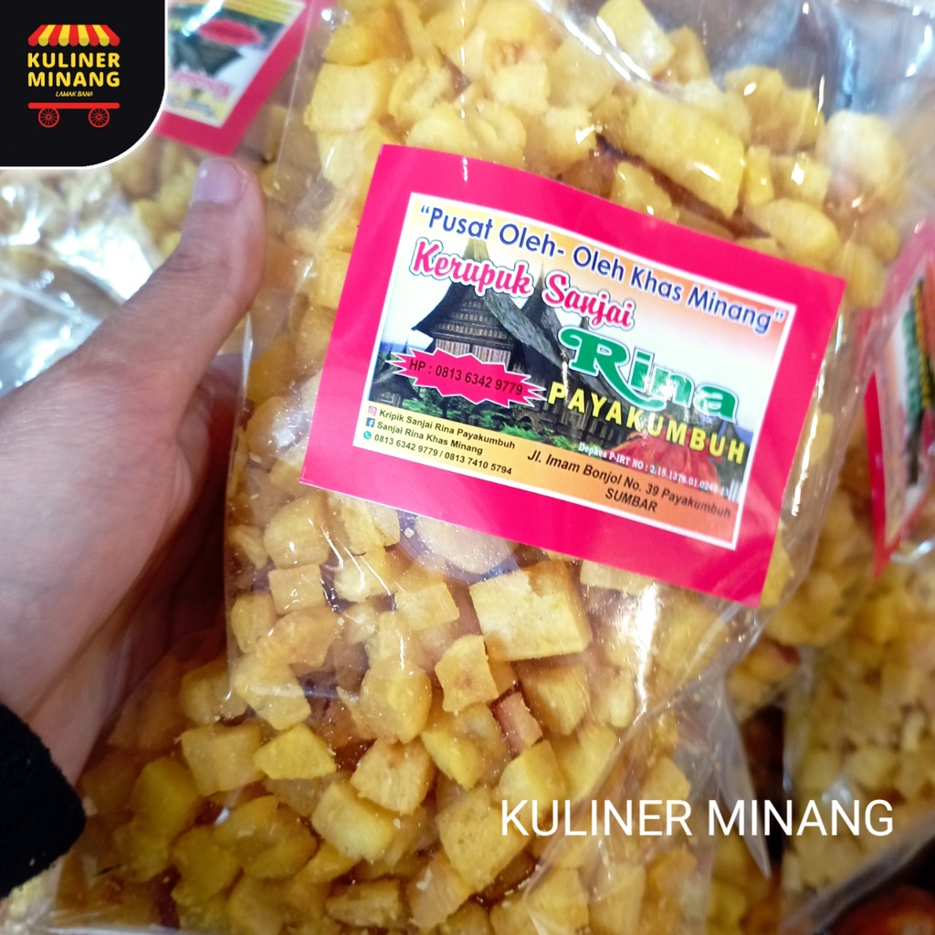 

Ganepo Rina Oleh-Oleh Asli Cemilan Kampung Makanan Khas Payakumbuh Padang kabau Jajanan Snack Kuliner Minang Kabau AX00