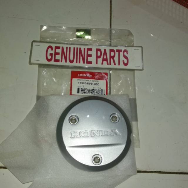 Cover Tutup Mesin Kanan Karisma Supra X 125 Lama Silver 11370-KPH-880 Ori Orginal Ahm