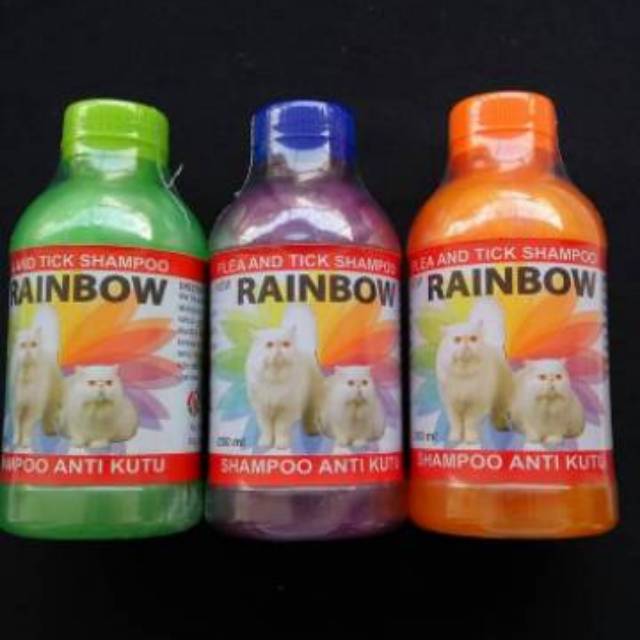 RAINBOW CAT/ Rainbow SHAMPOO ANTI KUTU KUCING