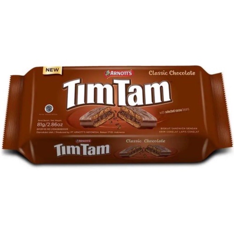 

Arnott's Tim Tam Classic Chocolate 81gr