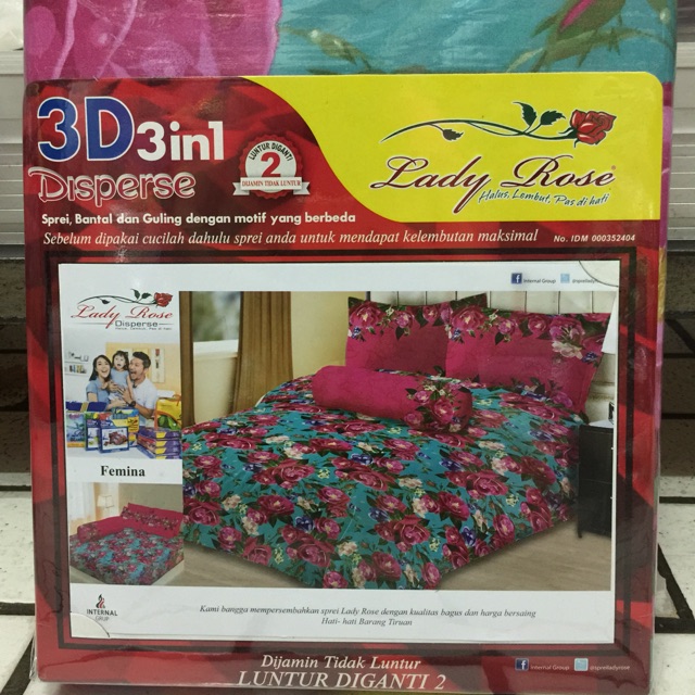 Sprei Lady Rose Femina