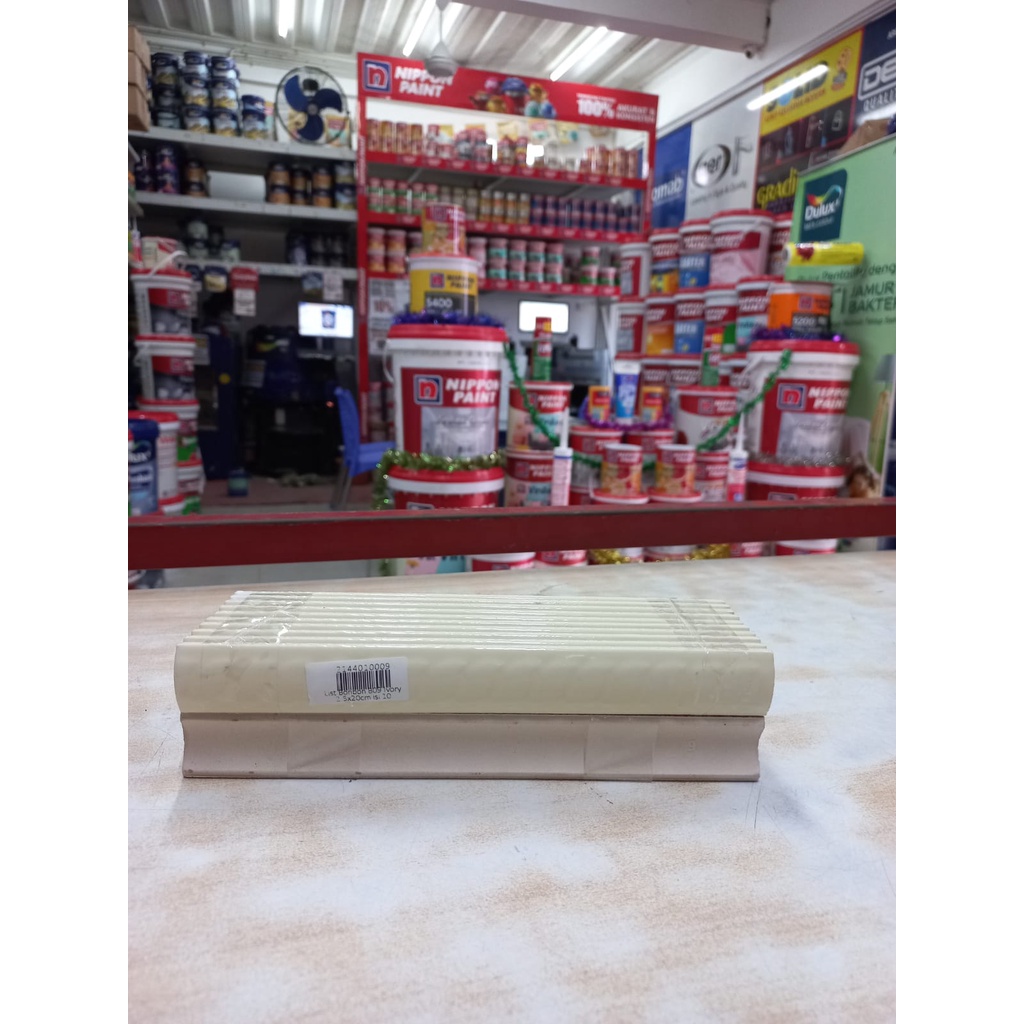 List Keramik Kuku Macan Bonbon / List Bonbon 20 CM - Ivory