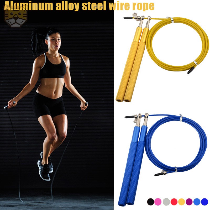 High Speed Skipping Rope Jump Rope Boxing Home Gym Fitness Workout Weighted Shopee Indonesia