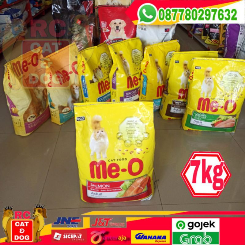 makanan kucing meo salmon 7kg cat food rasa ikan salmon (ekspedisi)