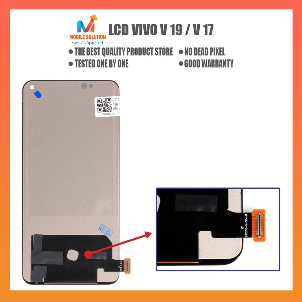 Grosir LCD Vivo V19 / LCD Vivo V17 Universal Fullset Touchscreen Garansi 1 Bulan + Packing / Bubbel