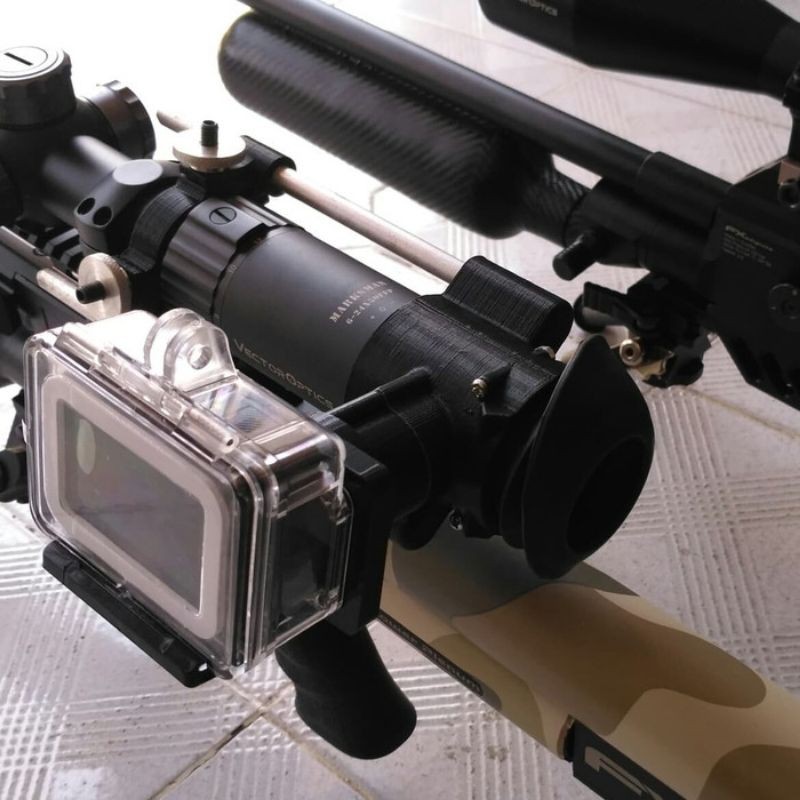 original sideshot / mounting kamera samping / gopro hero 5/6/7 black