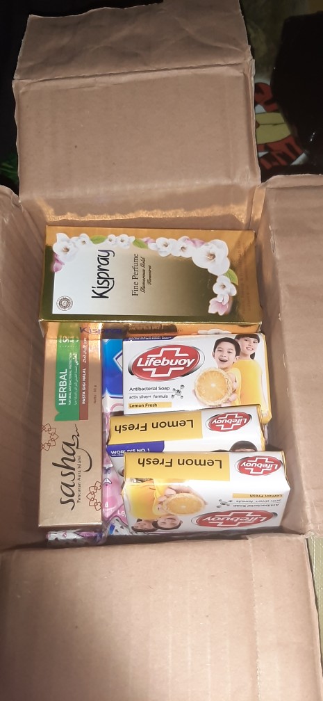 Kispray Sachet Violet/bluis/gold