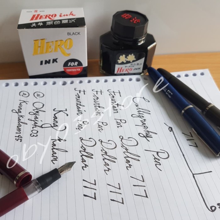

Hemat Paket Murah..Fountain Pen Dan Tinta Hero Ink Terbatas
