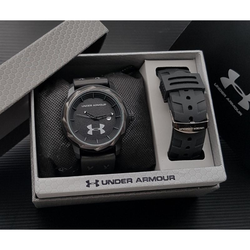 JAM TANGAN UA. BONUS STRAP CADANGAN. TANGGAL AKTIF