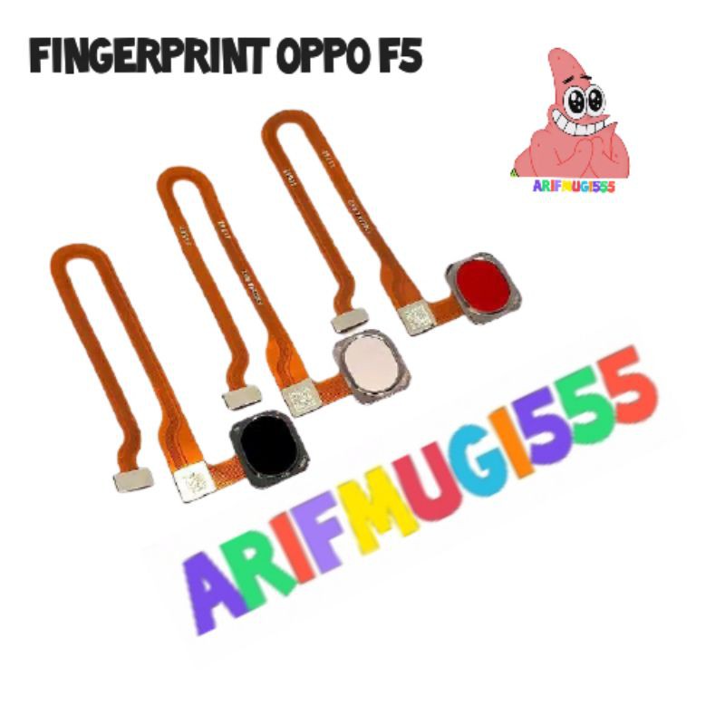 Flexible Tombol Tengah Fingerprint Oppo F5 original