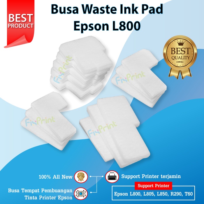 Busa Waste Ink Pad Printer Epson L800 L805 L850 R290 T60 Absorber Pembuangan Tinta