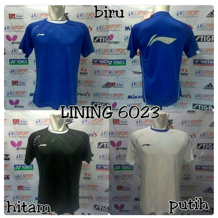 baju badminton 2017 terbaru BAJU BADMINTON LINING 6023 GRADE ORI IMPOR