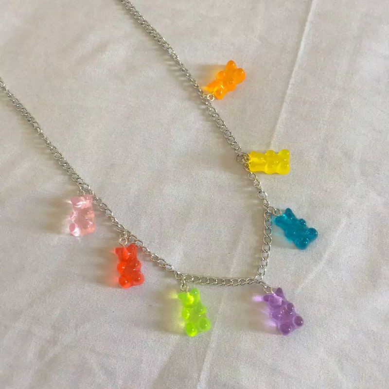 Gummy bear necklace/kalung gummy bear