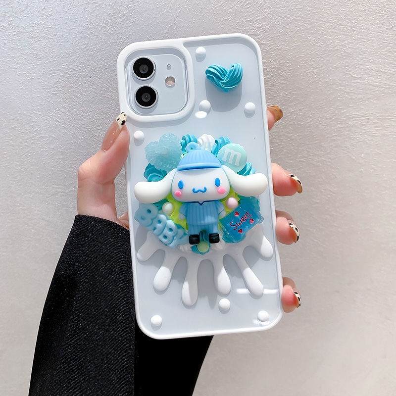 tanah liat manis Pola Casing Ponsel IPhone 12 13 11 Pro Max X Xs Max Xr 7 8 Plus Soft Case Ygs1