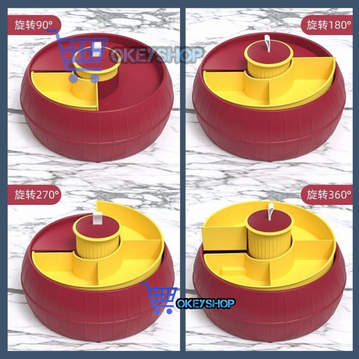 

Toples Unik Putar Kue Kering Lebaran Tempat Kacang Snack Keripik