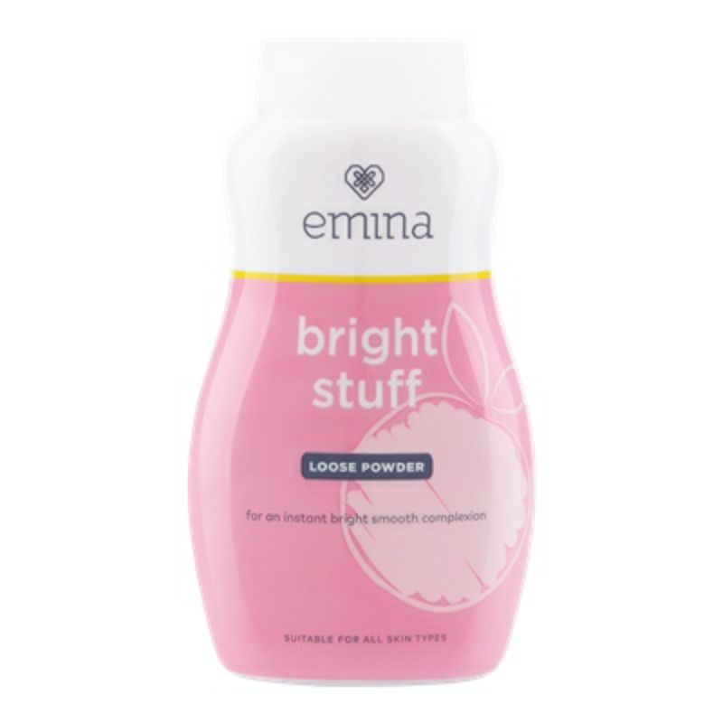 Emina Bright Stuff Loose Powder 55 gr bedak Botol Tabur Remaja Matte dan Ringan