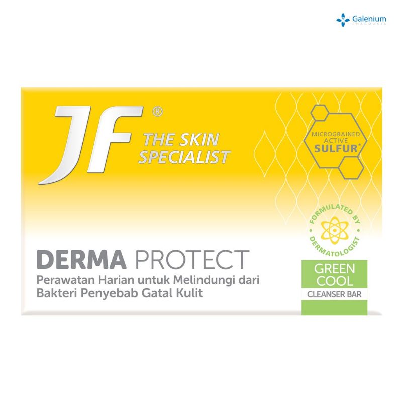 Sabun Jf Cleanser Bar Derma Protect Green Cool