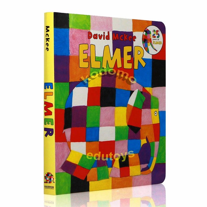 

NEW PRODUCT Elmer by David Mckee ( Board Book), Buku Impor Anak BR011