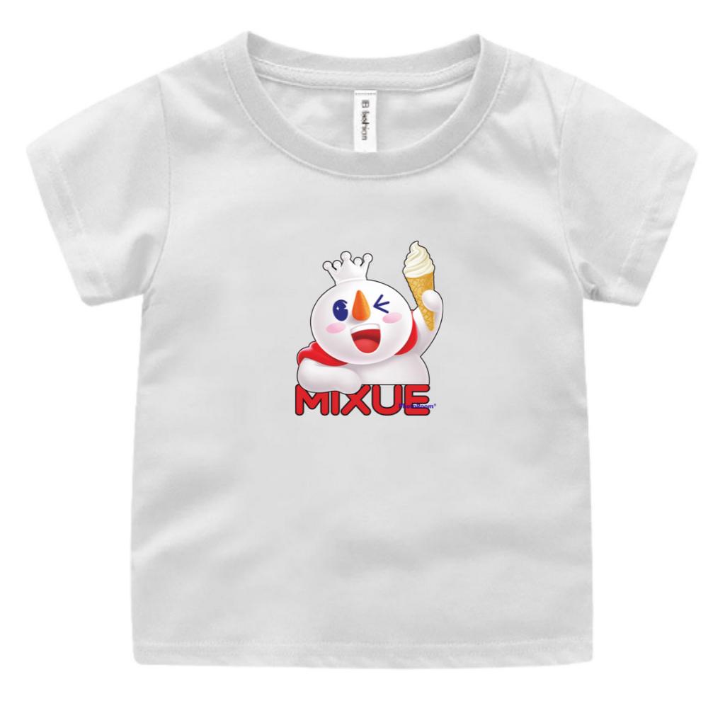 BAJU KAOS OBLONG ANAK PEREMPUAN DAN LAKI MOTIF MIXUE VIRAL USIA 2-9 TAHUN UXLO FASHION