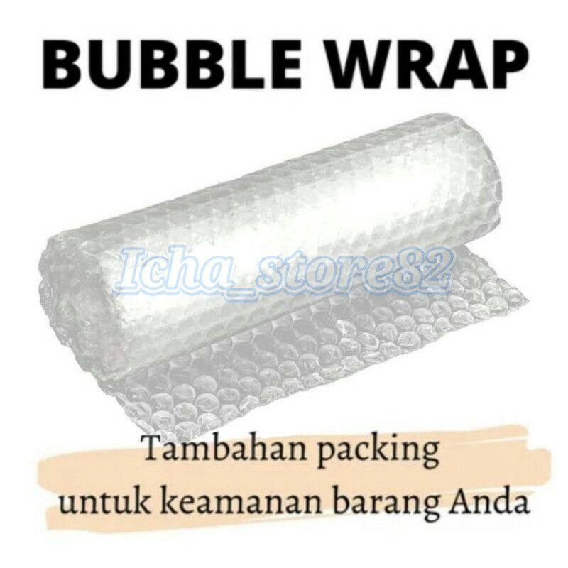 

Bubble Wrap Extra Packing agar lebih aman saat pengiriman