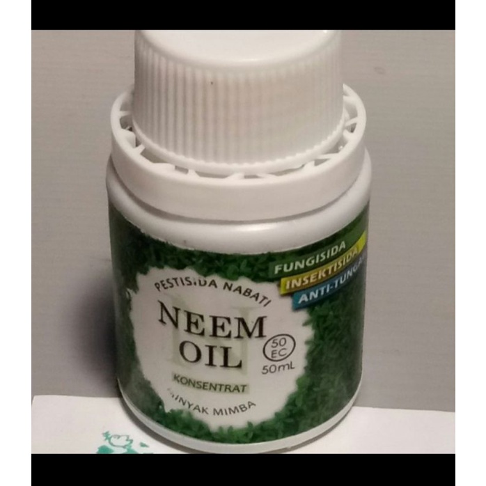 Neem oil pestisida organik 50 ml minyak mimba untuk tanaman