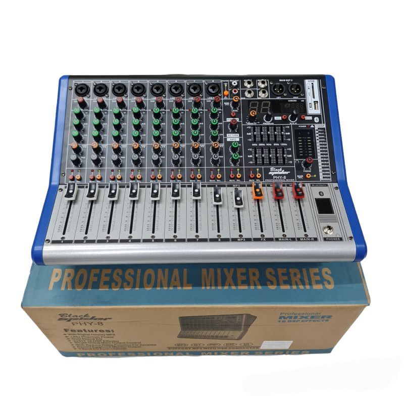 Power Mixer Blackspider 8 Channel PHY-8 Original