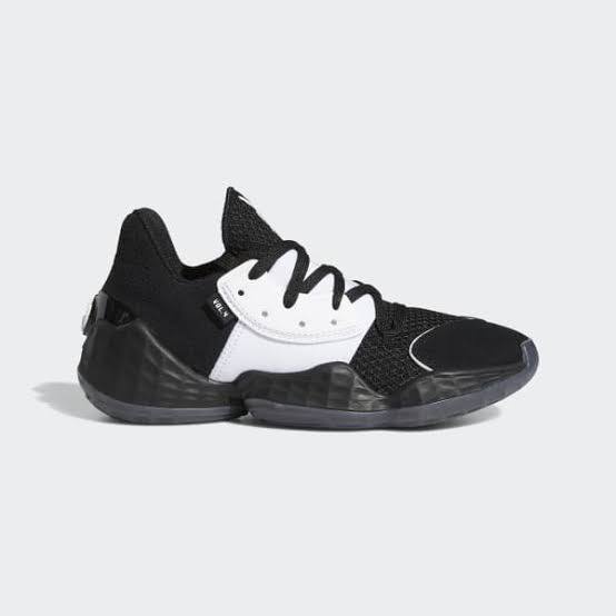 Jual SEPATU BASKET ADIDAS HARDEN VOL 4 J BLACK WHITE | Shopee Indonesia