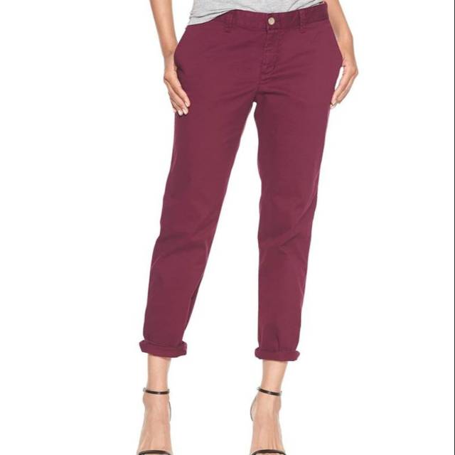 GAP Girlfriend Khaki - Ruby wine