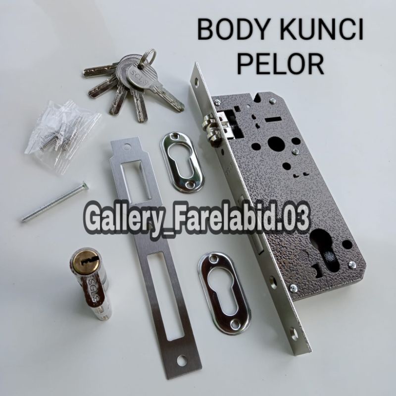 Body Kunci Pintu Rumah Bodi Pelor 24 Cm Pintu Kupu Tarung Kamar Dapur Pintu Utama Rumah Modern Minimalis