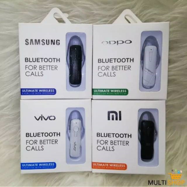 Headset Bluetooth / Wireless For Samsung Oppo Vivo Xiaomi