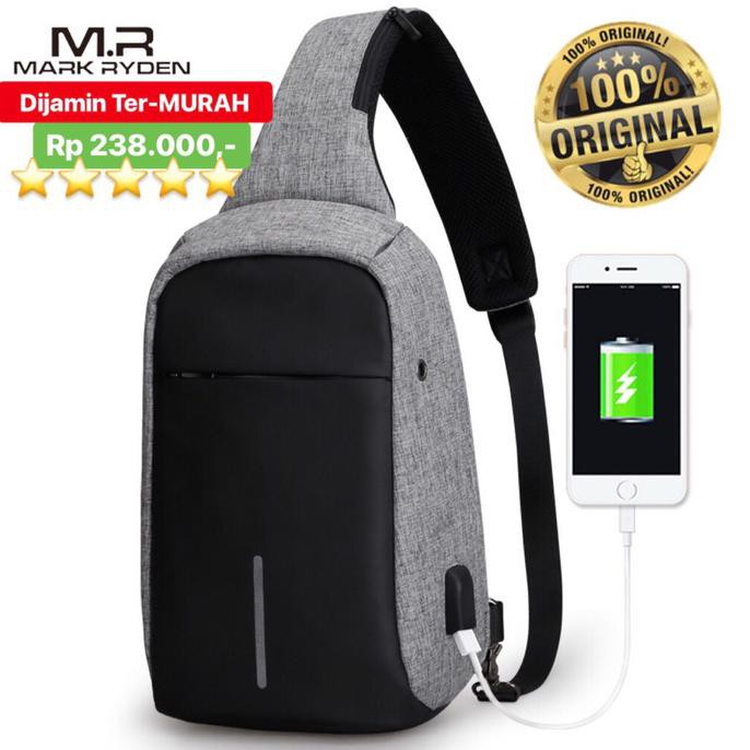 TAS SELEMPANG MARK RYDEN MR5898 - GRAY