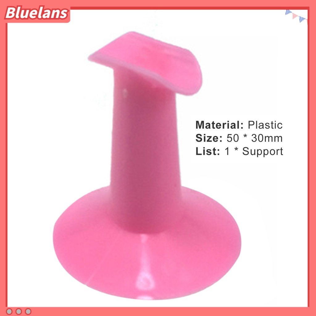 Bluelans Stand Holder Jari Bahan Plastik Portable Untuk Nail Art