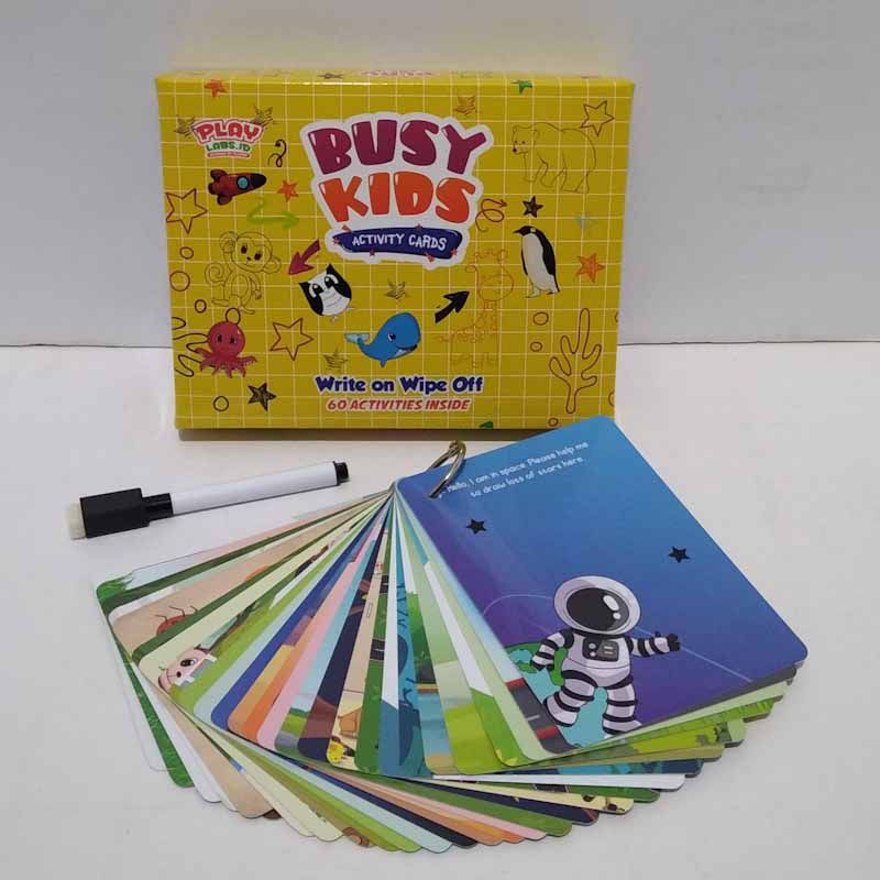 Busy Kids Activity Cards Mainan Edukasi