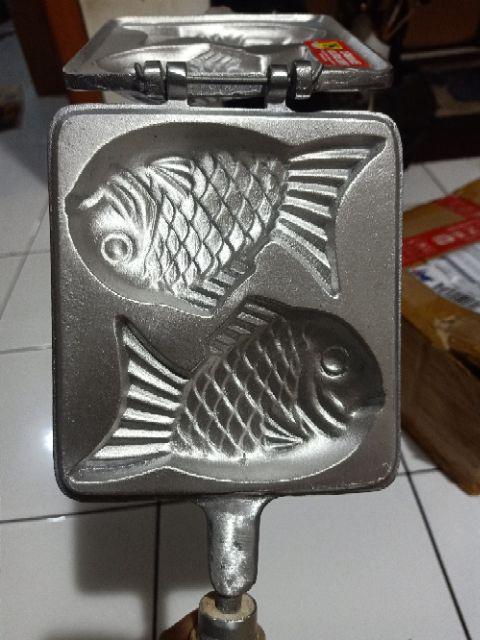 Cetakan Kue Waffle Motif Ikan Taiyaki Bungeoppang Korean Pan