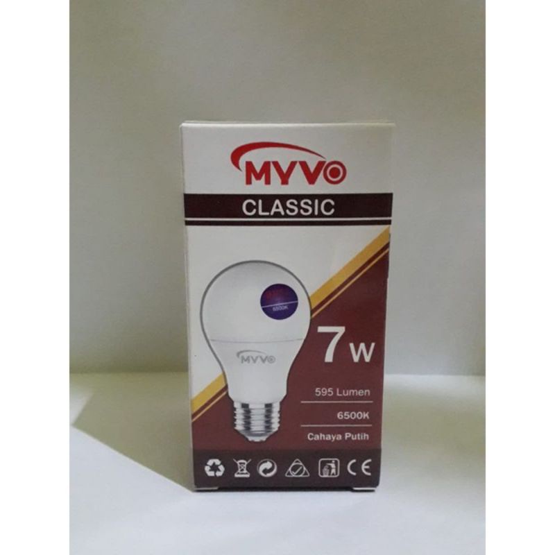 Lampu LED Bohlam MYVO CLASSIC 7 Watt Termurah