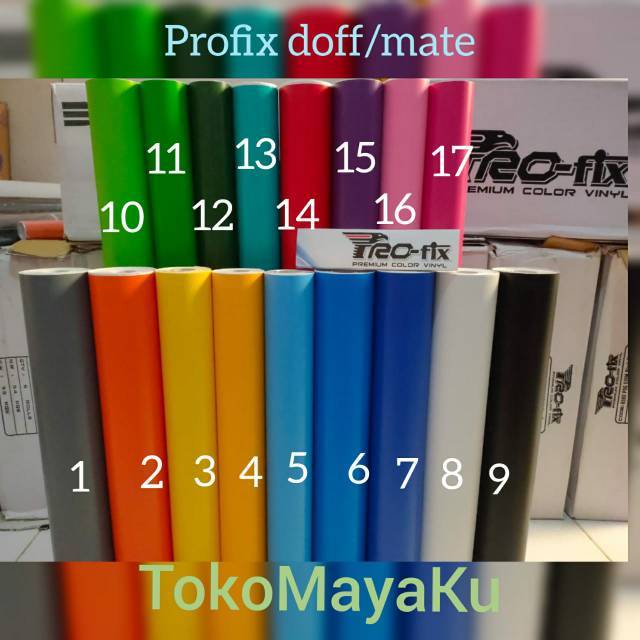 Stiker / skotlet profix doff