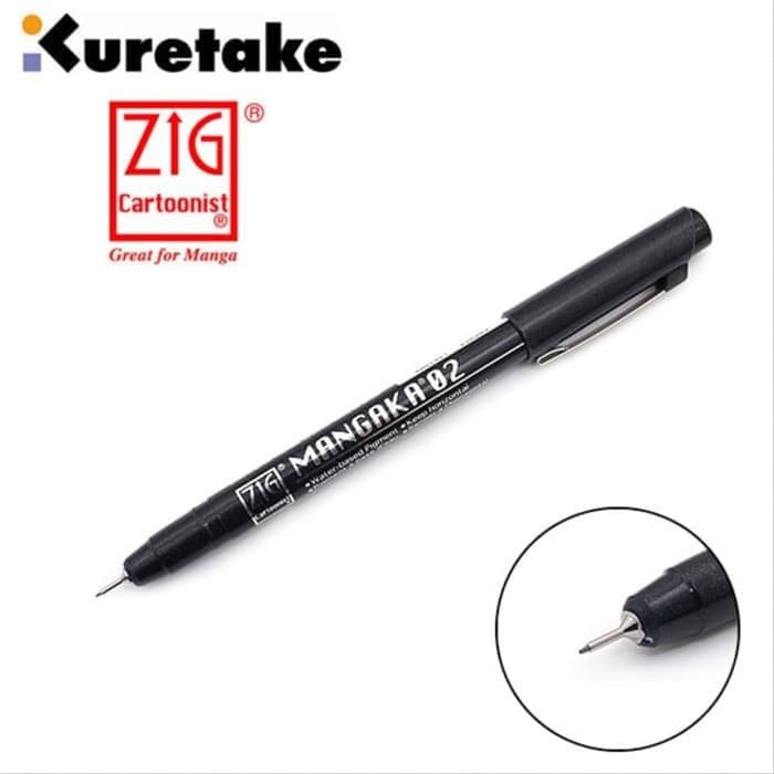 

Kuretake Zig drawing pen mangaka CNM 02