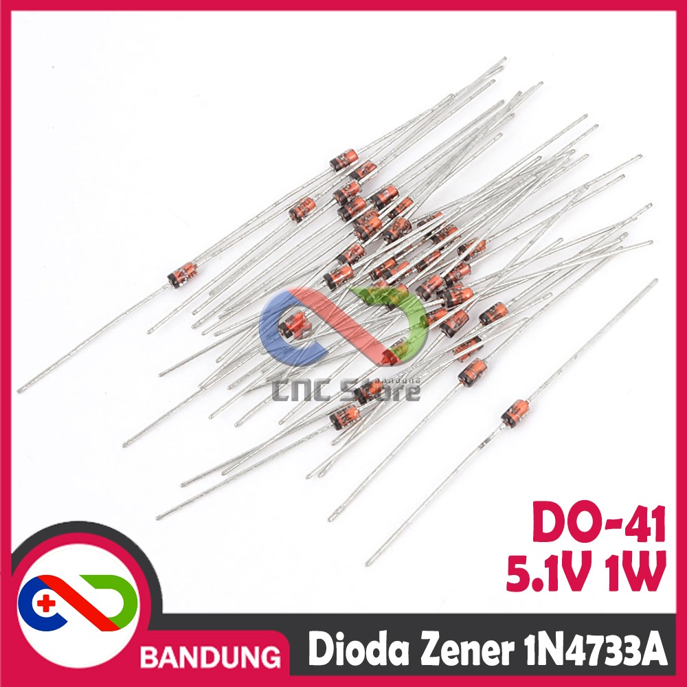 DIODA ZENER 1N4733A 1W VOLTAGE REGULATOR TUBE 5.1V DO-41
