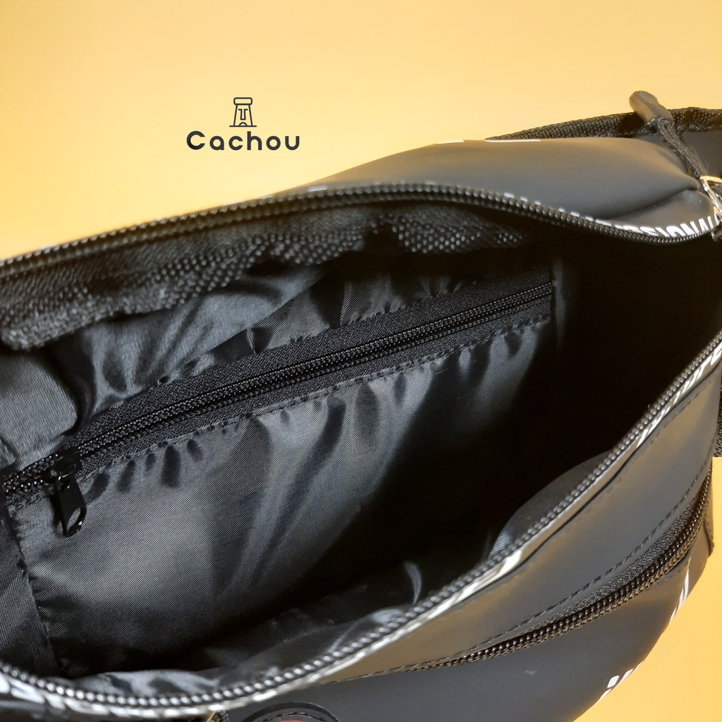 Cachou Tas Selempang Pria Mvd Anti Air Slempang Waistbag Waterproof