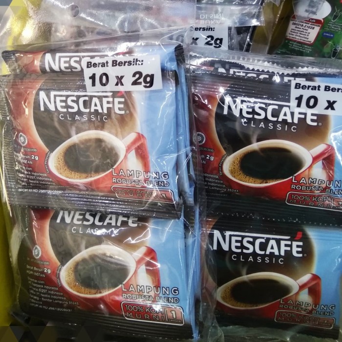 

Ds0Ds1D Nescafe Classic Lampung Robusta Blend 10'S X 2 Gr Pck. Ds20X11