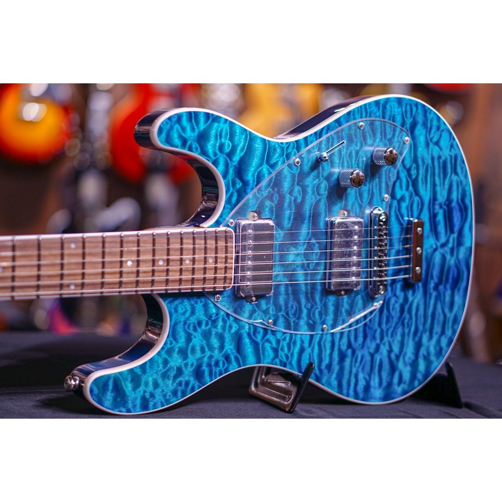 Music Man Steve Morse Bfr Limited Namm17 Quilt Tahitian Blue